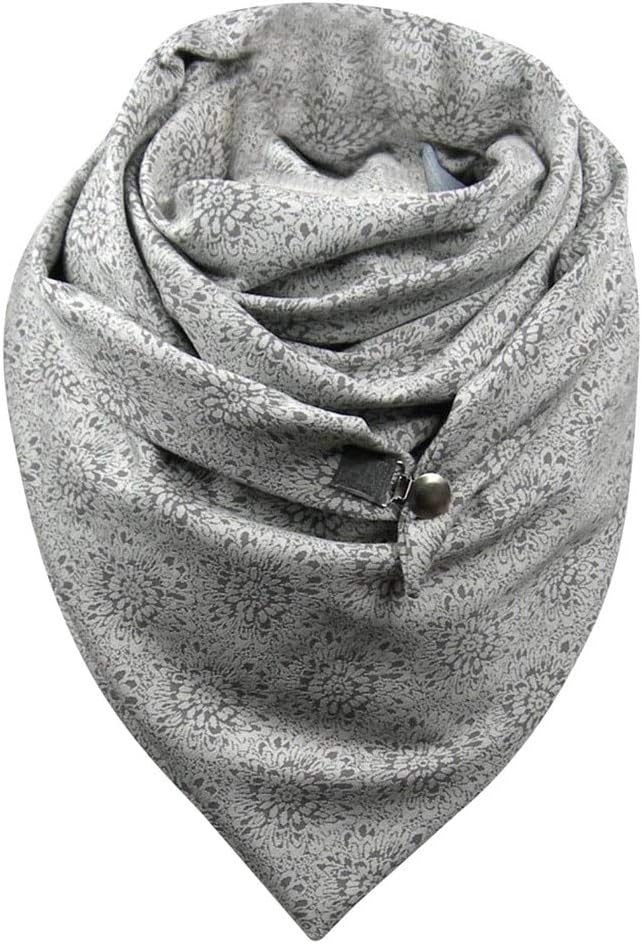 Fashion Scarves Dot Printing Scarfr Patchwork Button Malaysia Scarfes Soft Wrap Muffer Women Casual Warm Shawlsc Scarf, As Shown, One Size