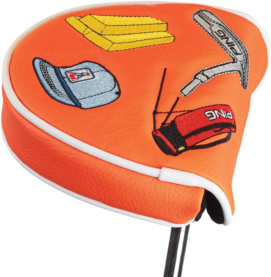 PING 2022 Decal 214 Headcover Mallet Putter Orange