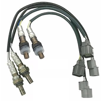 4pcs Upstream Downstream Air Fuel Ratio Oxygen Sensor for 2003-2007 Hon-da Accord 3.0L V6 234-5010 234-4355 234-4368