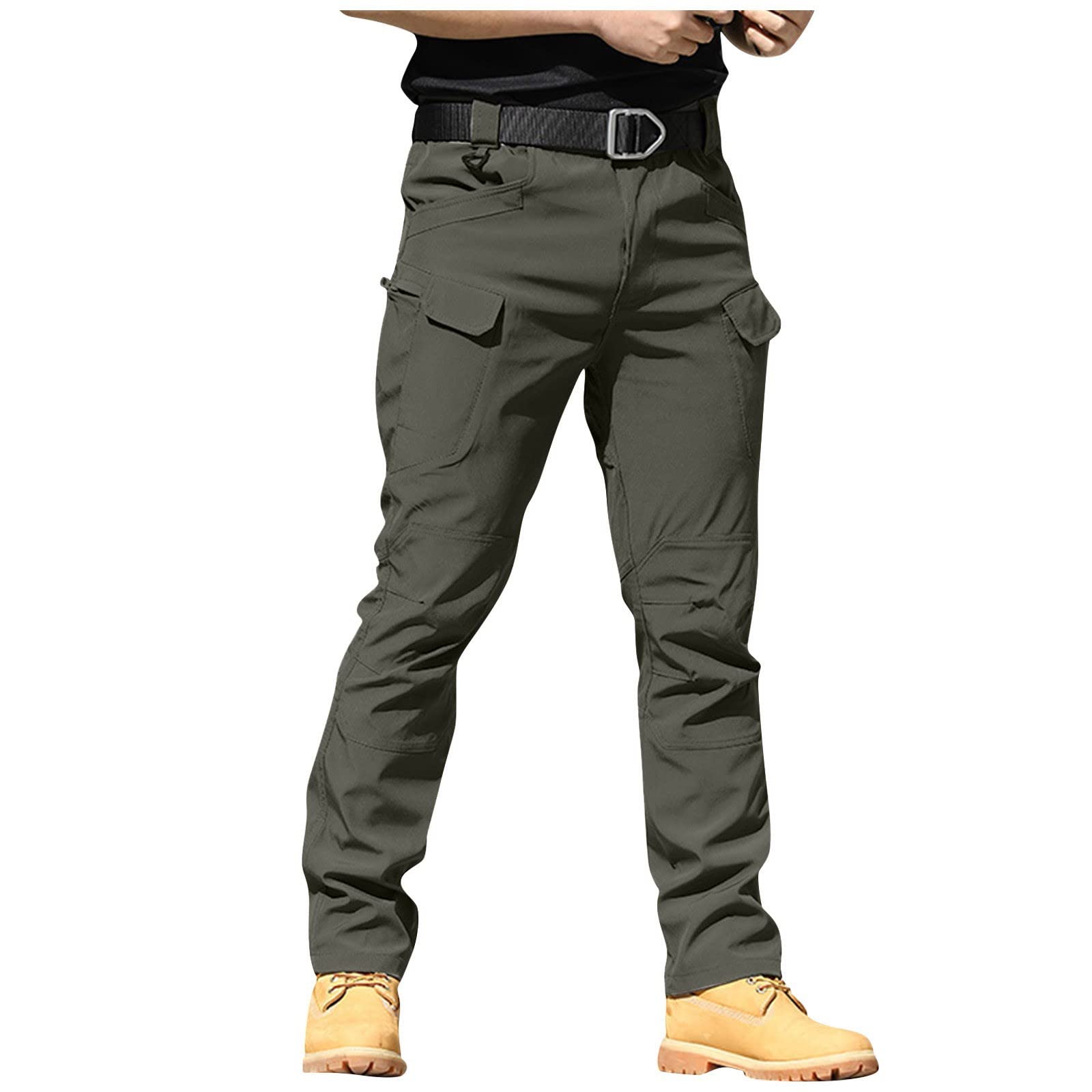 Pantalones De Trabajo para Hombre Tactical Cargo Pants for Men Stretch Work Pants Construction Ripstop Flexcamo Waterproof Hiking Pant with Pockets Outdoor Combat Slim Fit Cargo Pant Work Clothes