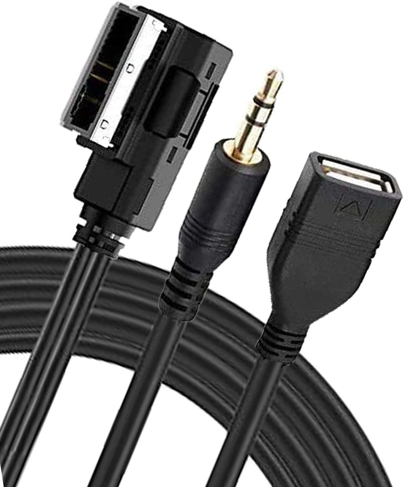 AMI MMI MDI to 3.5mm Jack Music Interface Aux Cable Compatible with A3 A4 A6 Q5 Q7 V.W