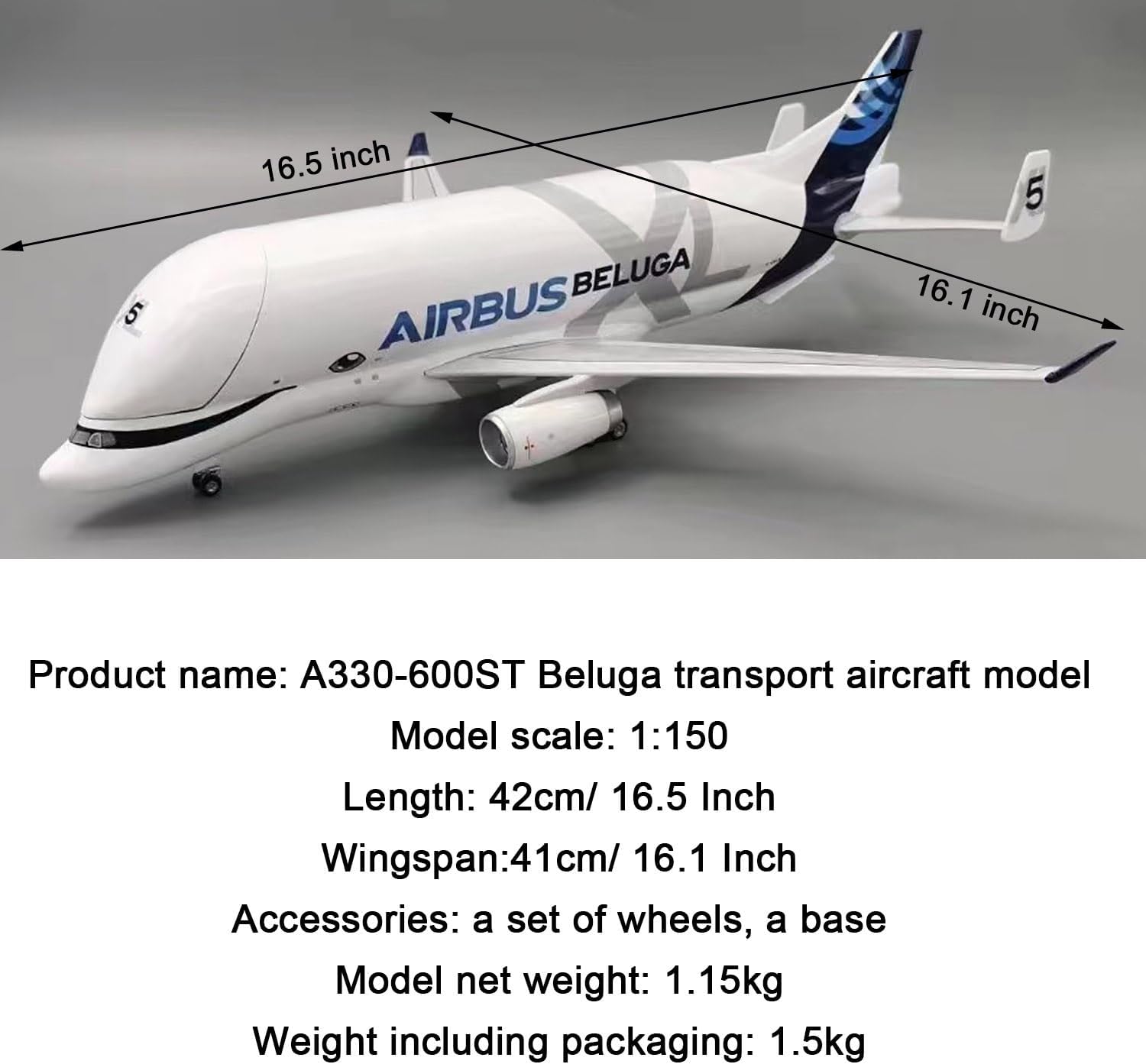 QIYUMOKE 1/400 schaal Air Force One 747-200B VC-25A Diecast metalen vliegtuig militair model kit met standaard voor collectie of cadeau