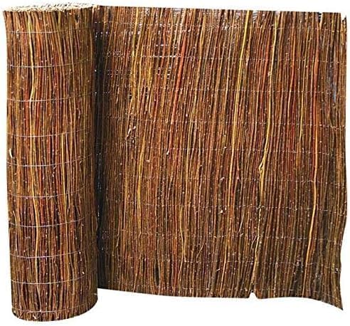 rg-vertrieb Weidenmatte 60x300 cm – Sichtschutzmatte Balkon & Garten, Weidezaun Rollzaun Naturprodukt, Windschutzmatte Wetterfest, Sichtschutz Zaun (60cm x 300cm)