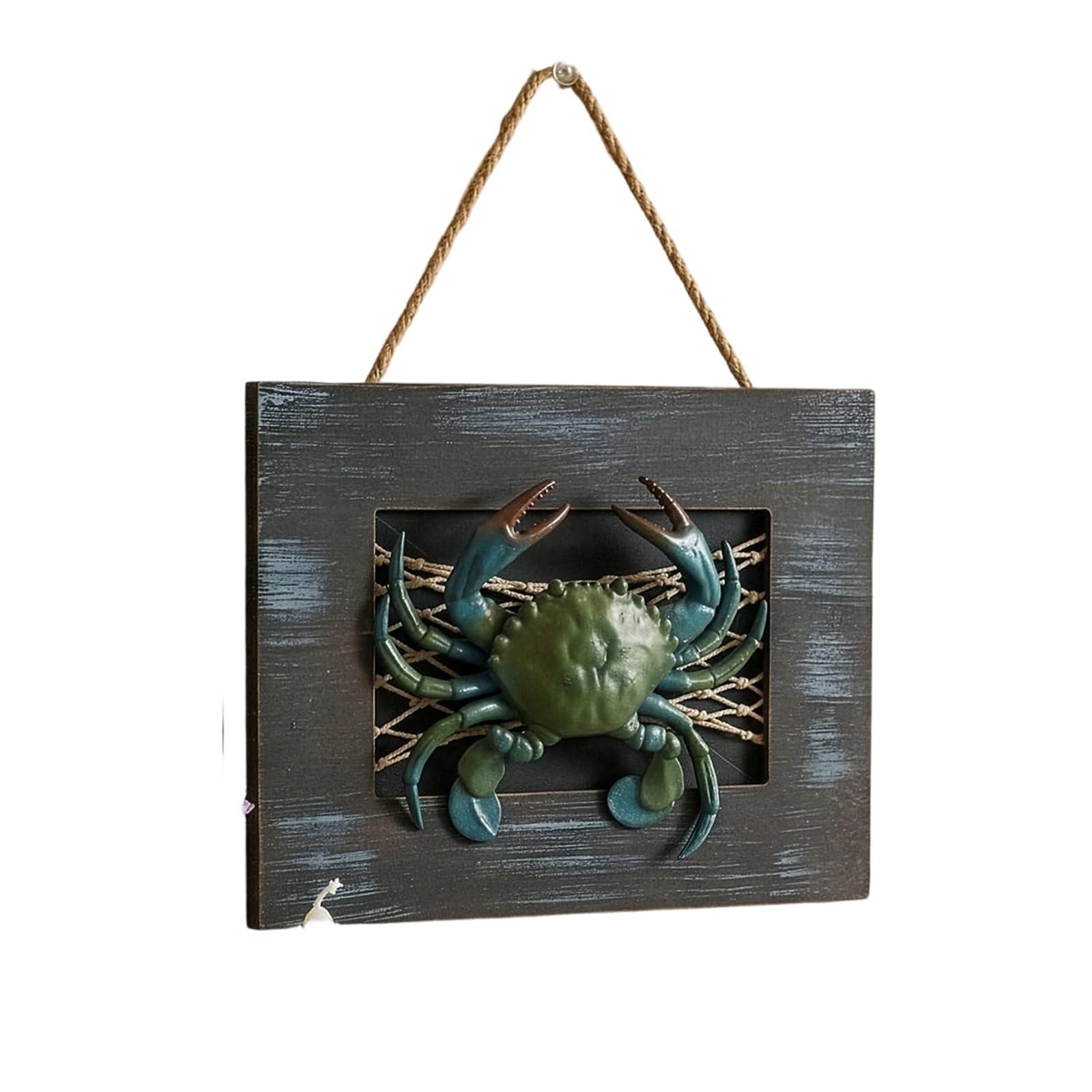 Kalttoy Crab1 Pendant Wood Nauticals Decor Lobster/Crabs Wall Decor Nauticals Coastal Theme Wall Art Beach Hanging Decors For Living Room Wood
