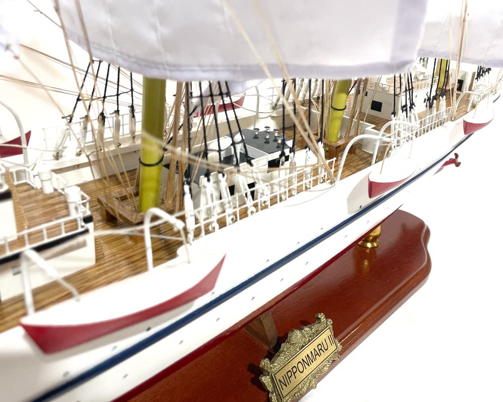 Amazon | 木製模型 帆船 NIPPON MARU Ⅱ (1984) 【Wooden Model Boat