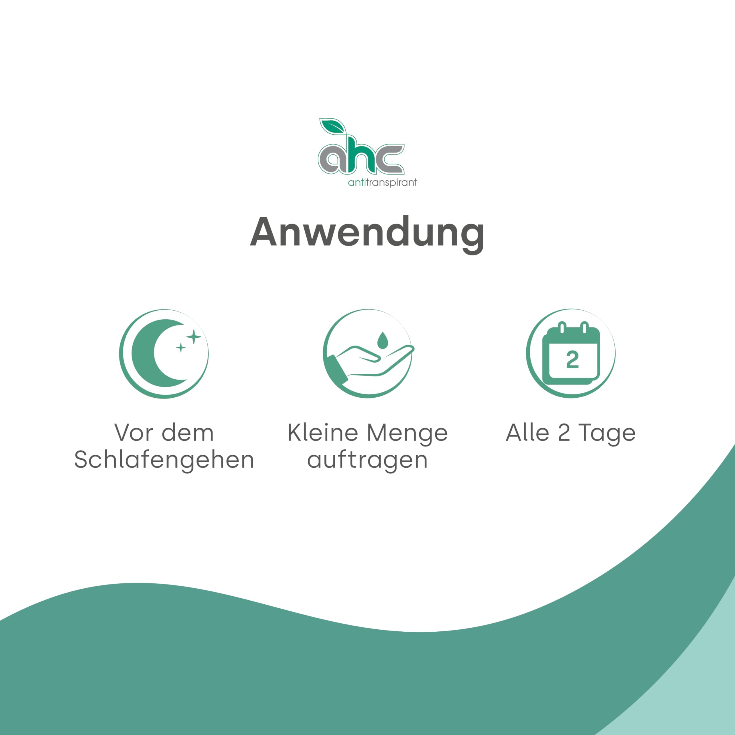 AHC SENSITIVE Antitranspirant Tropfflasche 50ml gegen Schwitzen an Achseln & Körper - Unisex Antiperspirant mit Pflanzenextrakten für empfindliche Haut