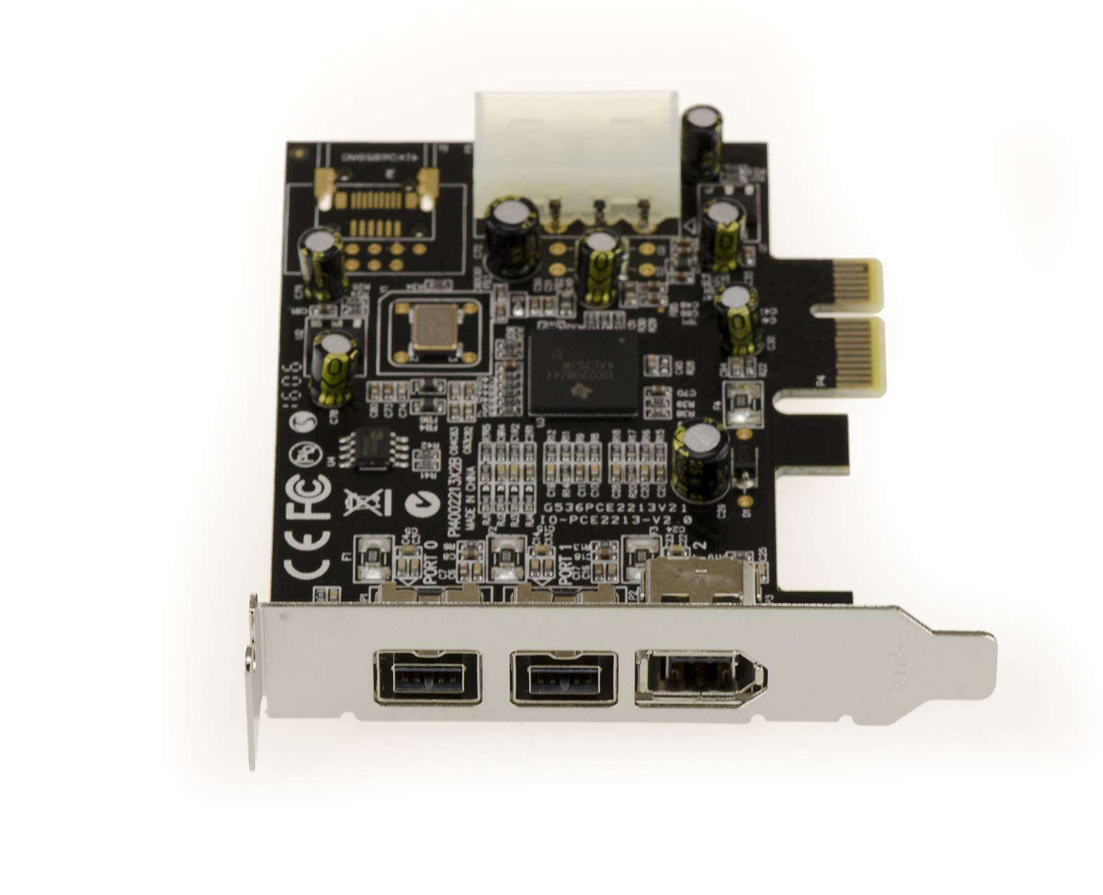 Scheda Controller PCI Express Firewire 800/400 - Low Profile Con Chipset TI