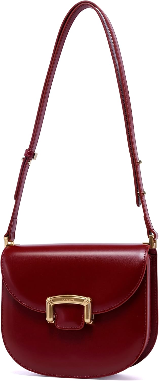 LAFESTIN Small Split Leather Crossbody Purses For Women with Adjustable Strap Shoulder Handbags with Credit Card Slot LAFESTIN Small Split Leather Crossbody Purses For Women with Adjustable Strap Shoulder Handbags with Credit Card Slot