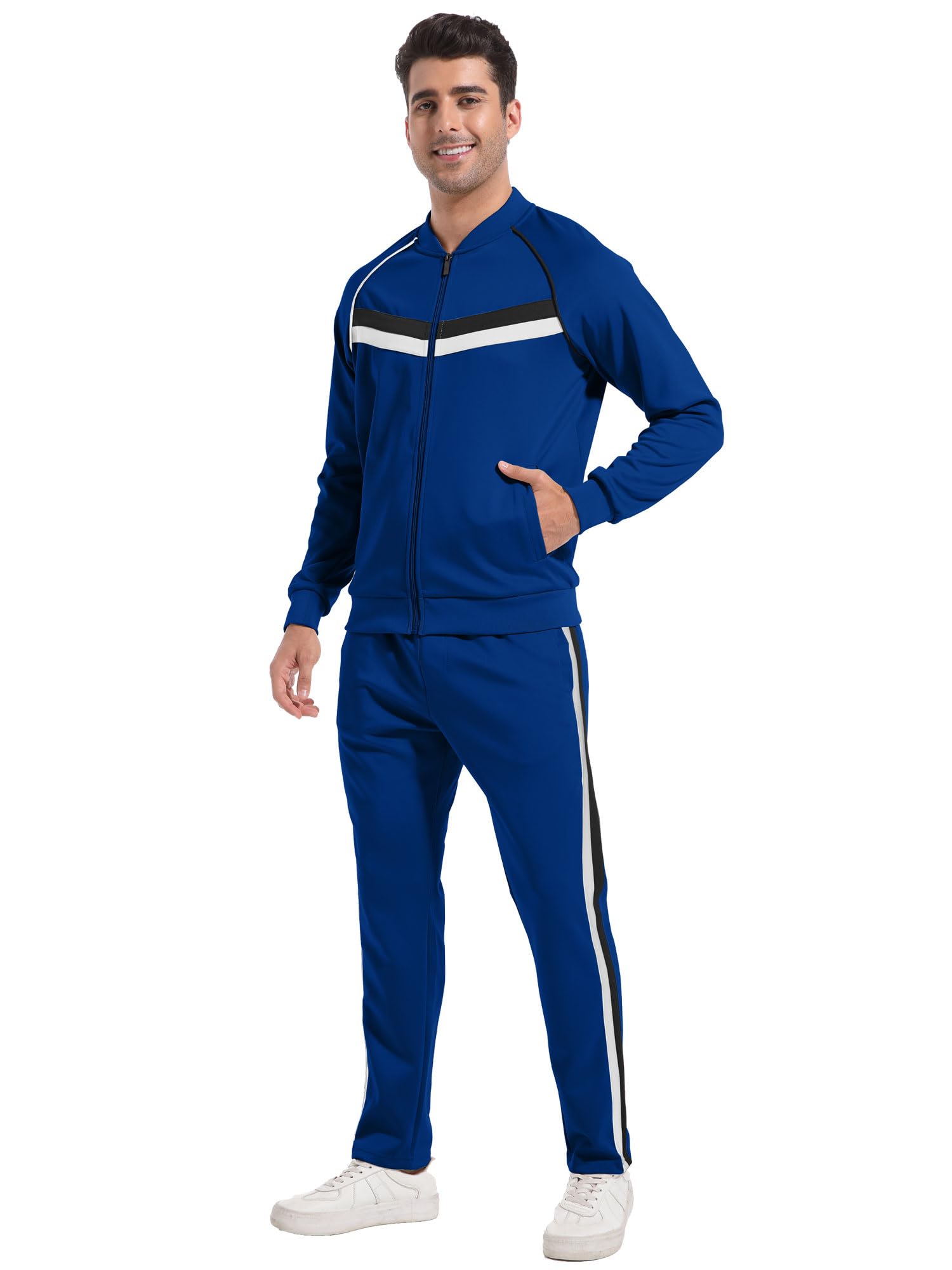 W JIANWANG Chándal para Hombre (Pack de 2)