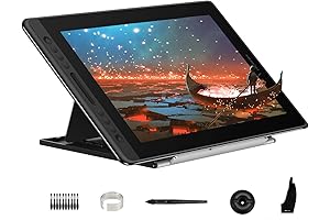 Huion 580 Graphics Tablet: 15.6 Inch Pen Display for Digital Artists