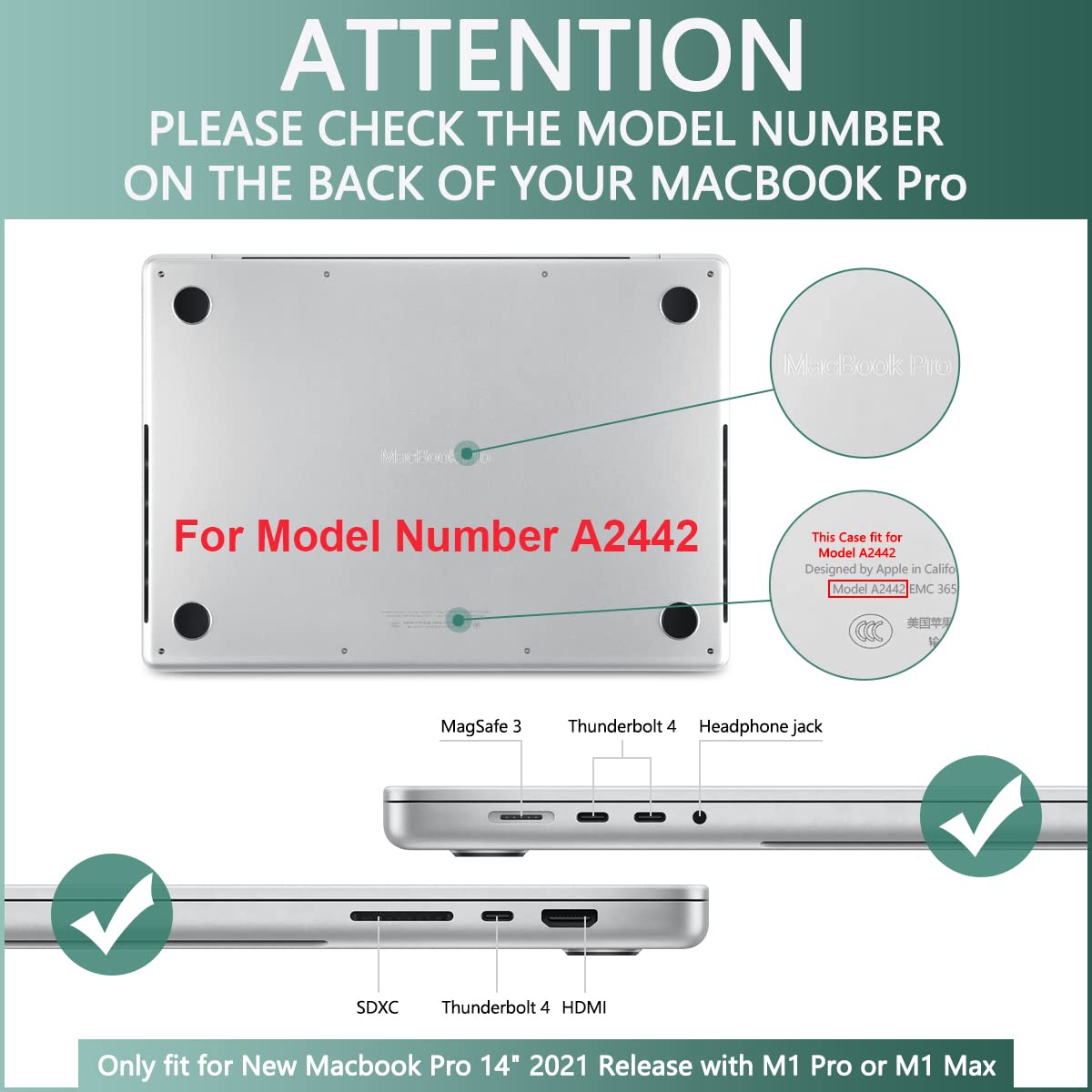 Amazon.co.jp: CISSOOK MacBook Pro 14 インチ キーボードカバー