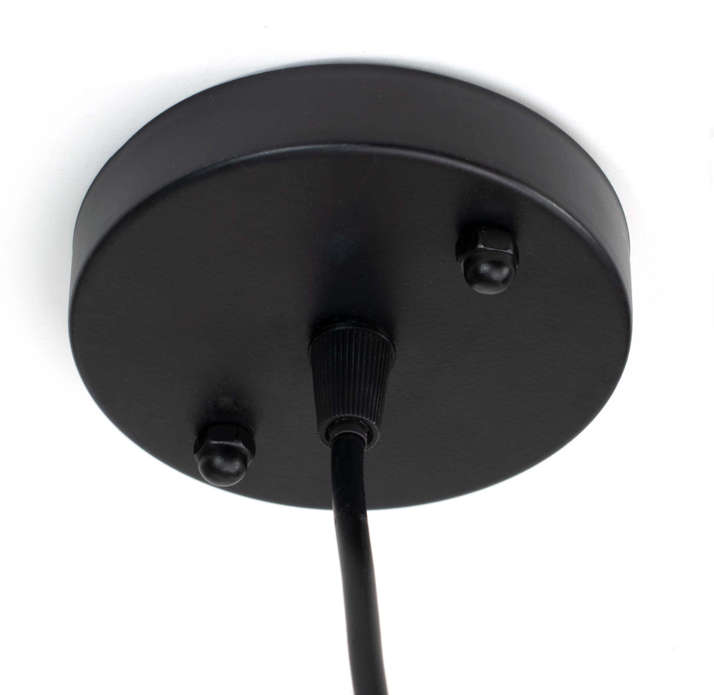 THE SECRET HOME Lámpara de Techo - Lámpara en Mimbre o Cuerda y Hierro - Iluminación para Hogar - Decoración para Dormitorio y Salón (Modelo 1 - Cuerda)