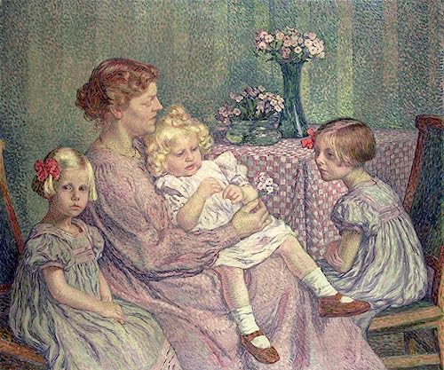 Tableau Madame Van De Velde Théo Van Rysselberghe 60x90cm