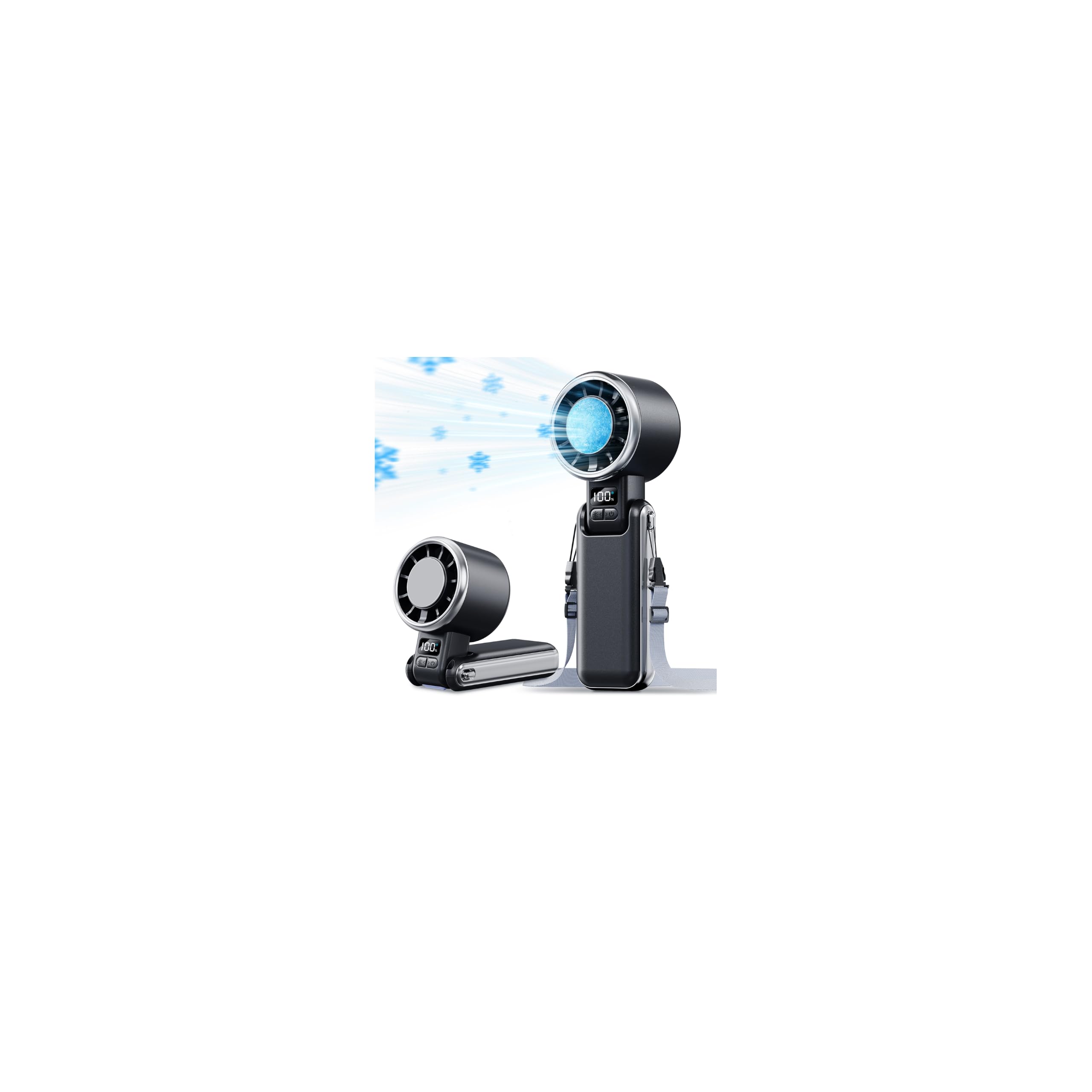 Photo 1 of SHEWIND Portable Handheld Fan with Ice Cooling