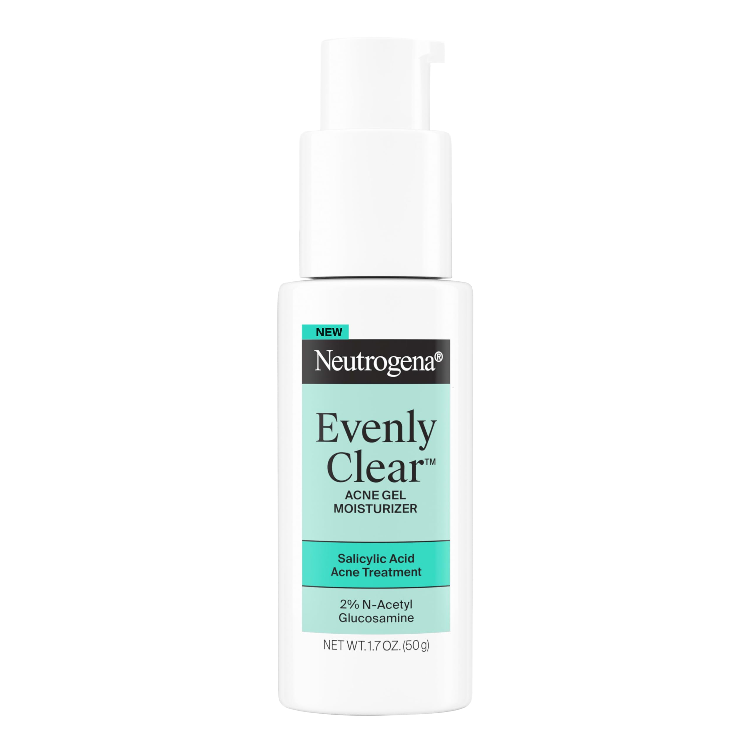 

                                                    Neutrogena Evenly Clear Acne Gel Moisturizer with 