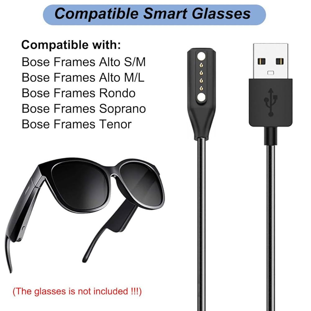 BOSE - bose frames tenor  日本未発売モデル 充電ケーブル2本 Amazon.co.jp: 対応 Bose Frames Alto S/M M/L 充電器 Bose