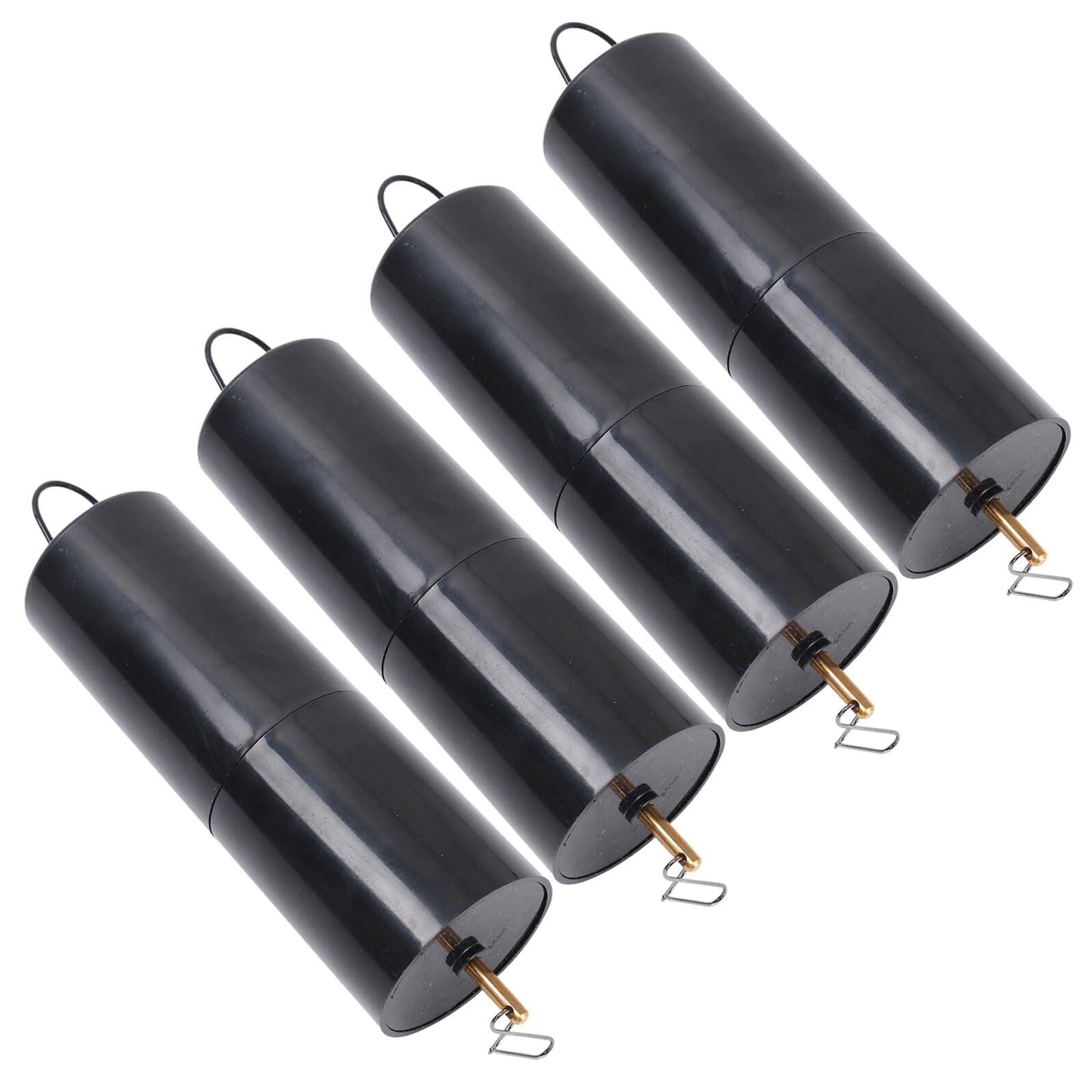 Moteur électrique pour carillon à vent rotatif suspendu en plastique noir léger
