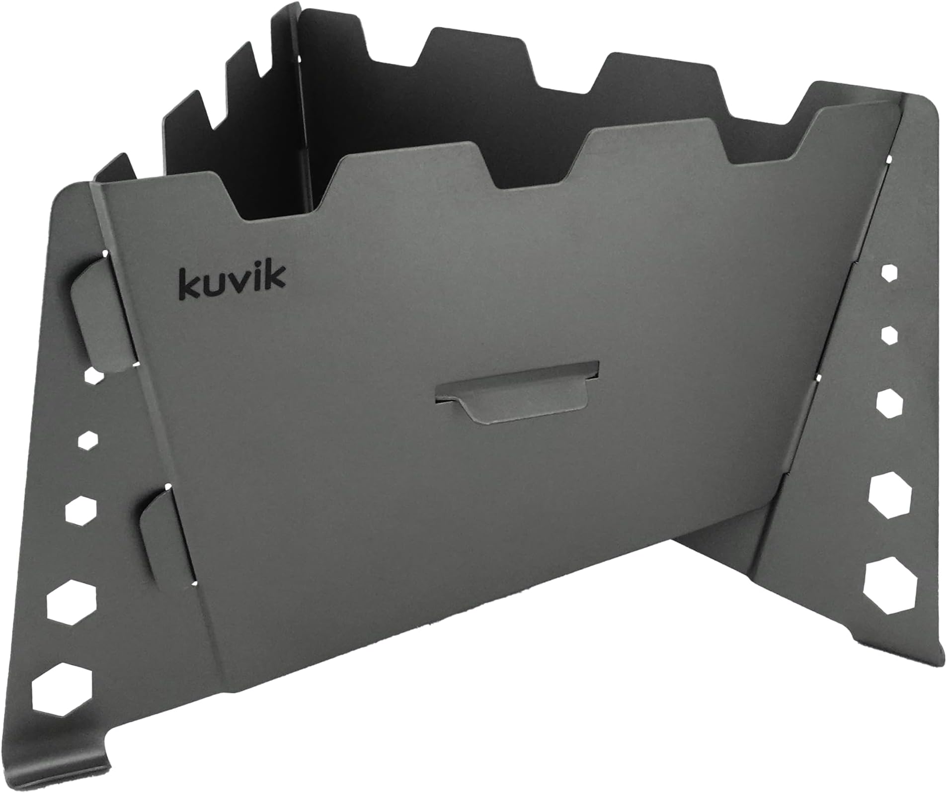 Titanium Solid Fuel Stove - Ultralight and Compact Stove for Backpacking, Camping, and Survival