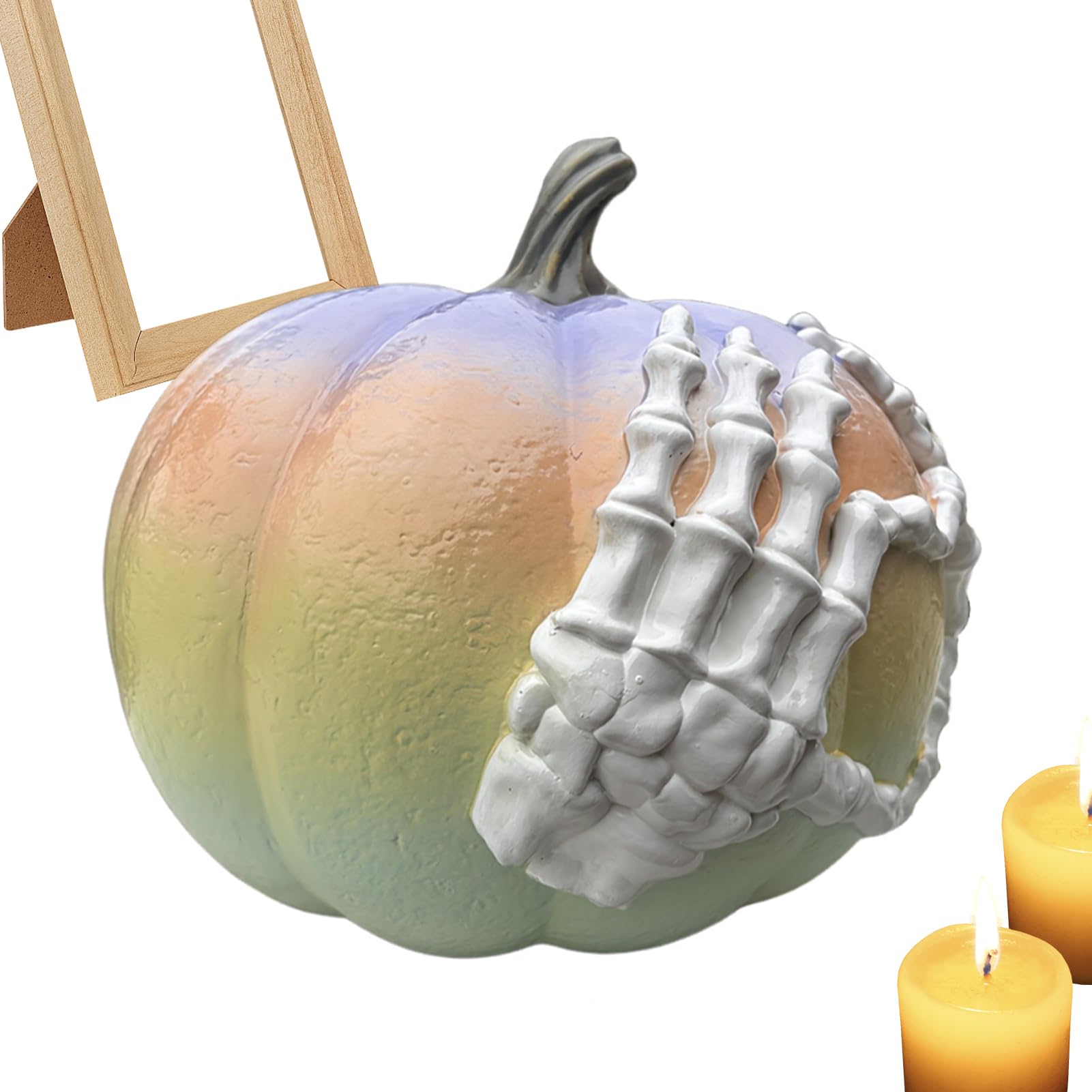 Figurine de collection squelette automne le cadeau gothique idéal pour Halloween
