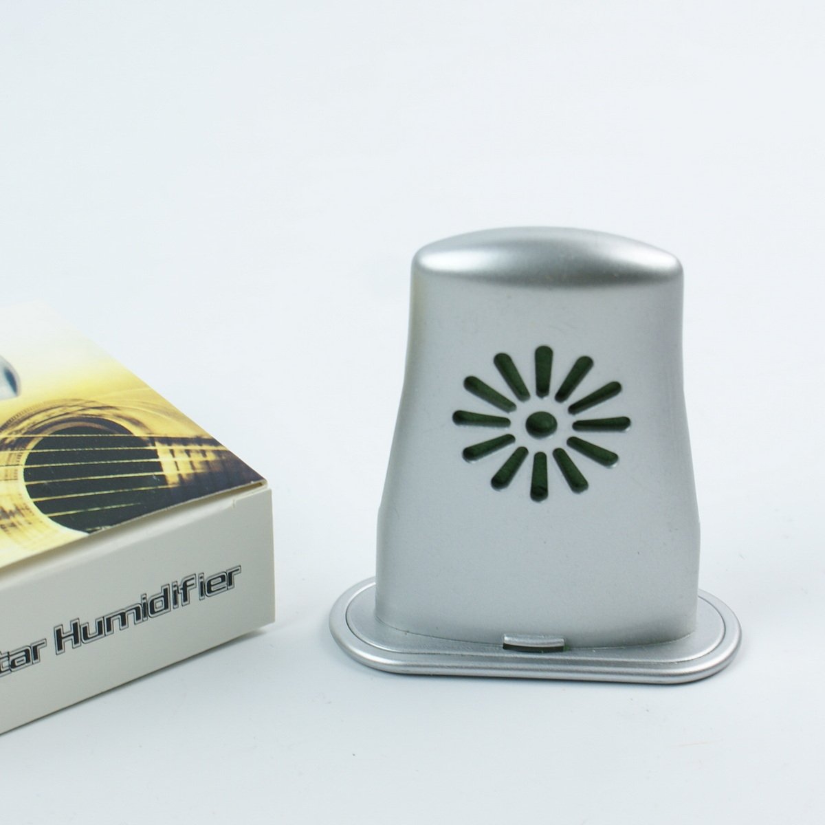 Acoustic Guitar Soundhole Humidifier, Black ,Moisture Reservoir ,Silver