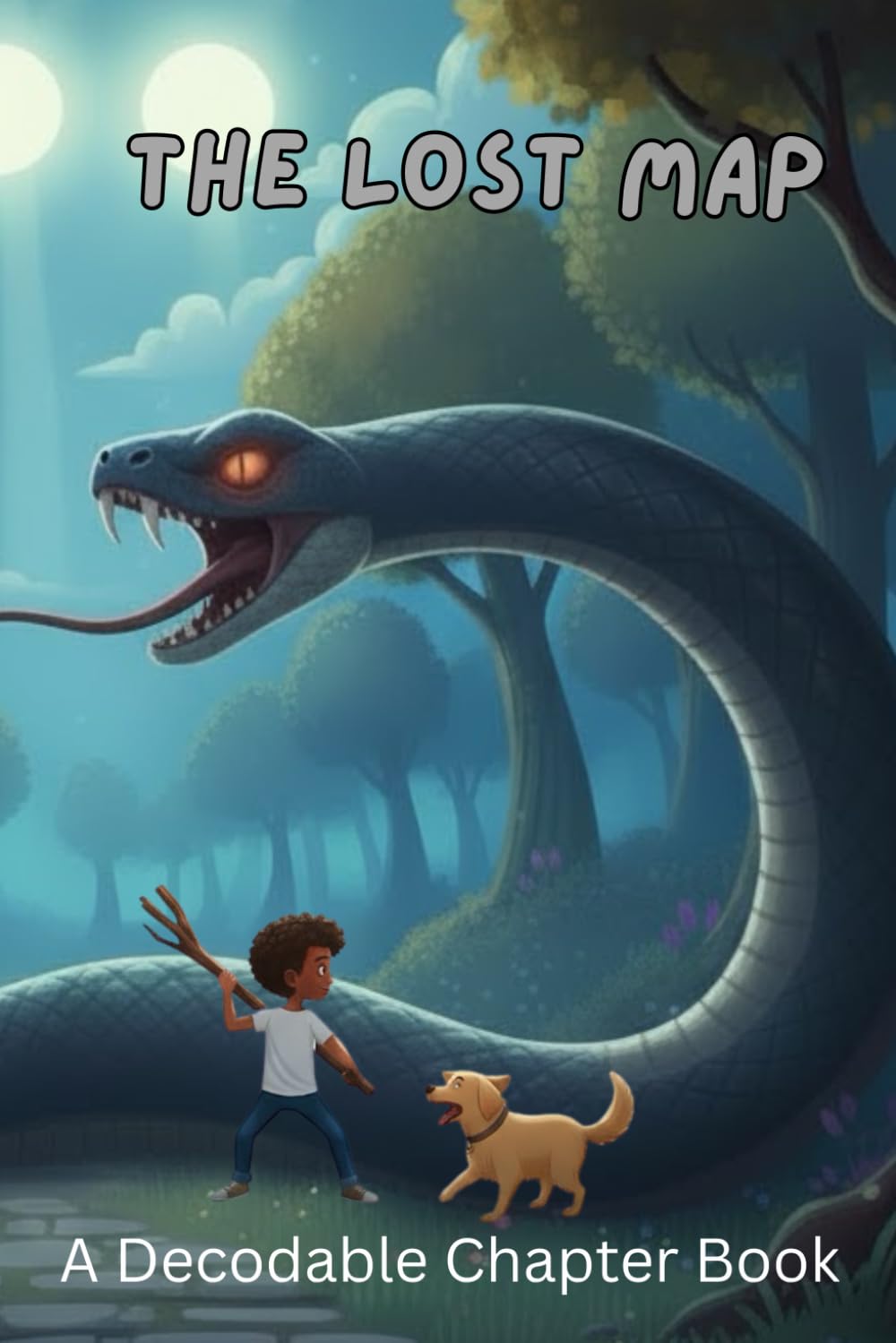 The Lost Map: A Decodable Chapter Book: A Dyslexia-Friendly, Large-Print Chapter Book with Wide Spacing and IMSE First-Grade Decodable Skills for ... Readers (2nd grade adventure series)
