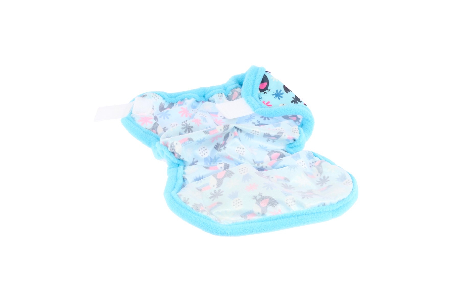 Petit Lulu Narzuta na pieluchy | Noworodek (2-6 kg) | Haczyk i pętelka | zmywalne pieluchy | pieluchy wielokrotnego użytku | Wyprodukowano w Europie (szczęśliwe sowy)