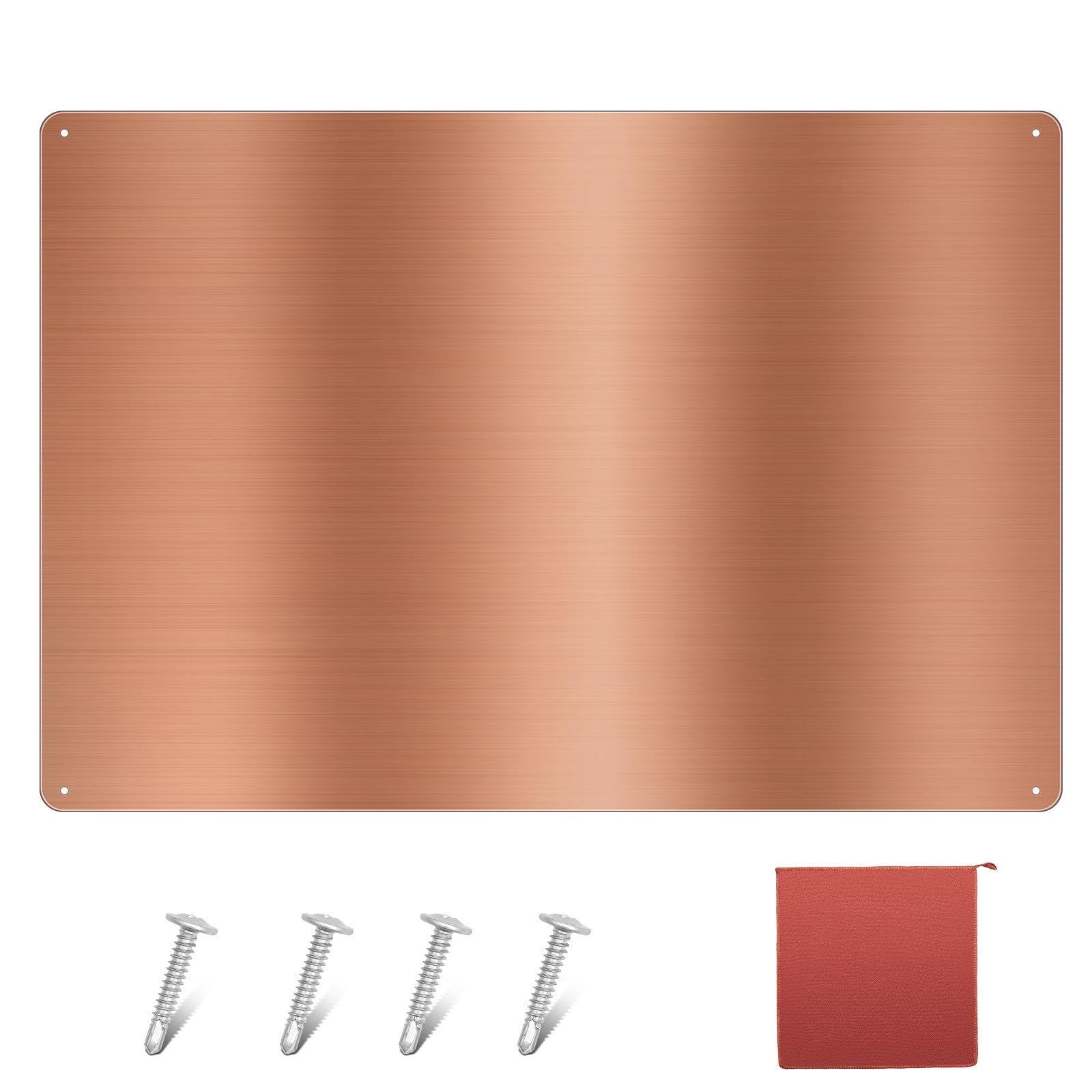 Yaocom 24x36 Inch Copper Stainless Steel Backsplash for Kitchen Wall | Easy Install & Clean - main product image