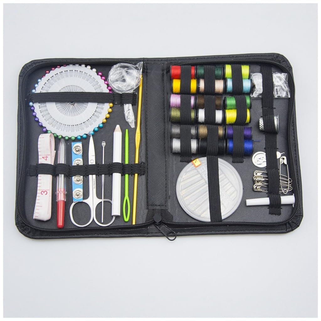Juego de Costura para el hogar, Kit de Costura de Viaje, 122 Piezas, Bolsa de Costura, Herramientas de Costura artesanales