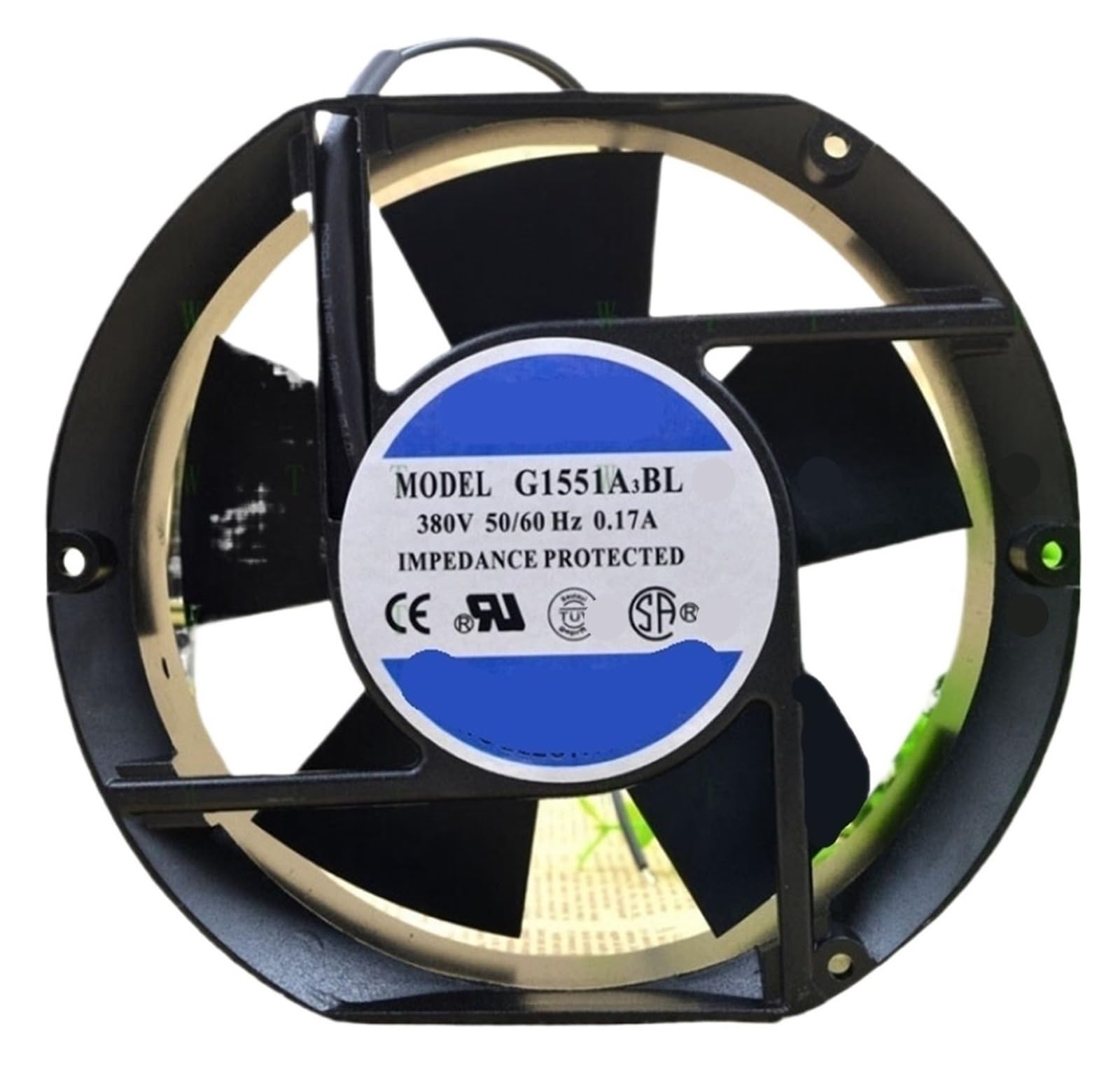 LZIKKGKI G1551A3BL 380V 17251 17CM 0.17A Cooling Fan