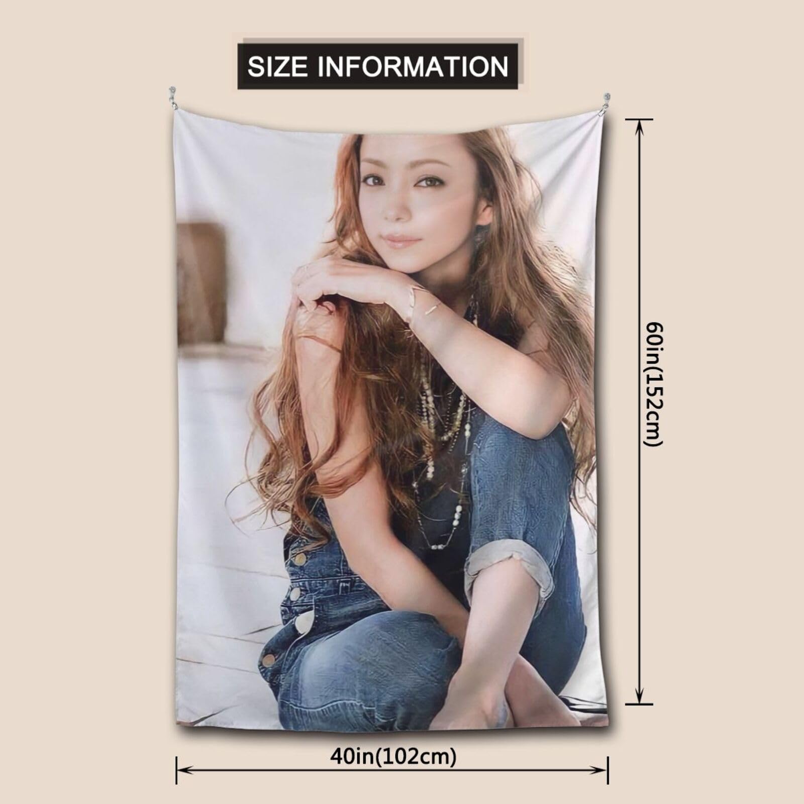 Amazon.co.jp: 安室奈美恵タペストリー インテリア壁掛け 個性