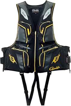 Amazon | がまかつ(Gamakatsu) フローティングベスト GM2193 ブラック