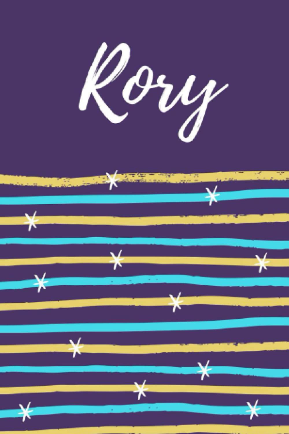 Rory: Lined Writing Notebook Journal with Personalized Name Rory, 120 Pages, 6x9