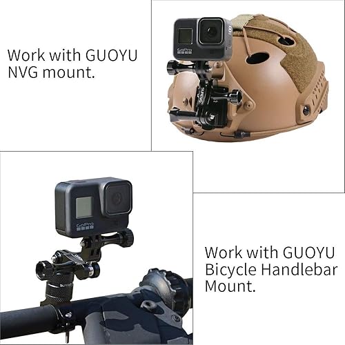 Miniatura 5 de Adaptador de montaje de rótula de rotación de 360 grados de aleación de aluminio, accesorios de extensión de pivote de montaje de brazo giratorio