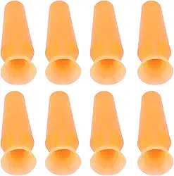 AUNMAS Ferramenta de Inserção de Contatos Sem Ventilação de 8 Unidades, Manipulador de Lentes de Contatos de Copo Escleral Reutilizável Portátil Com Recipiente Individual para Lentes