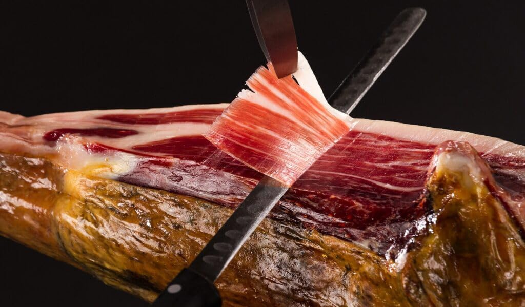 Jamón Montaraz Único - Envío 24 h - Sobre de Jamón de bellota 100% ibérico de Salamanca - Blíster Cortado a Cuchillo - Opción Nota Regalo (1 Sobre)