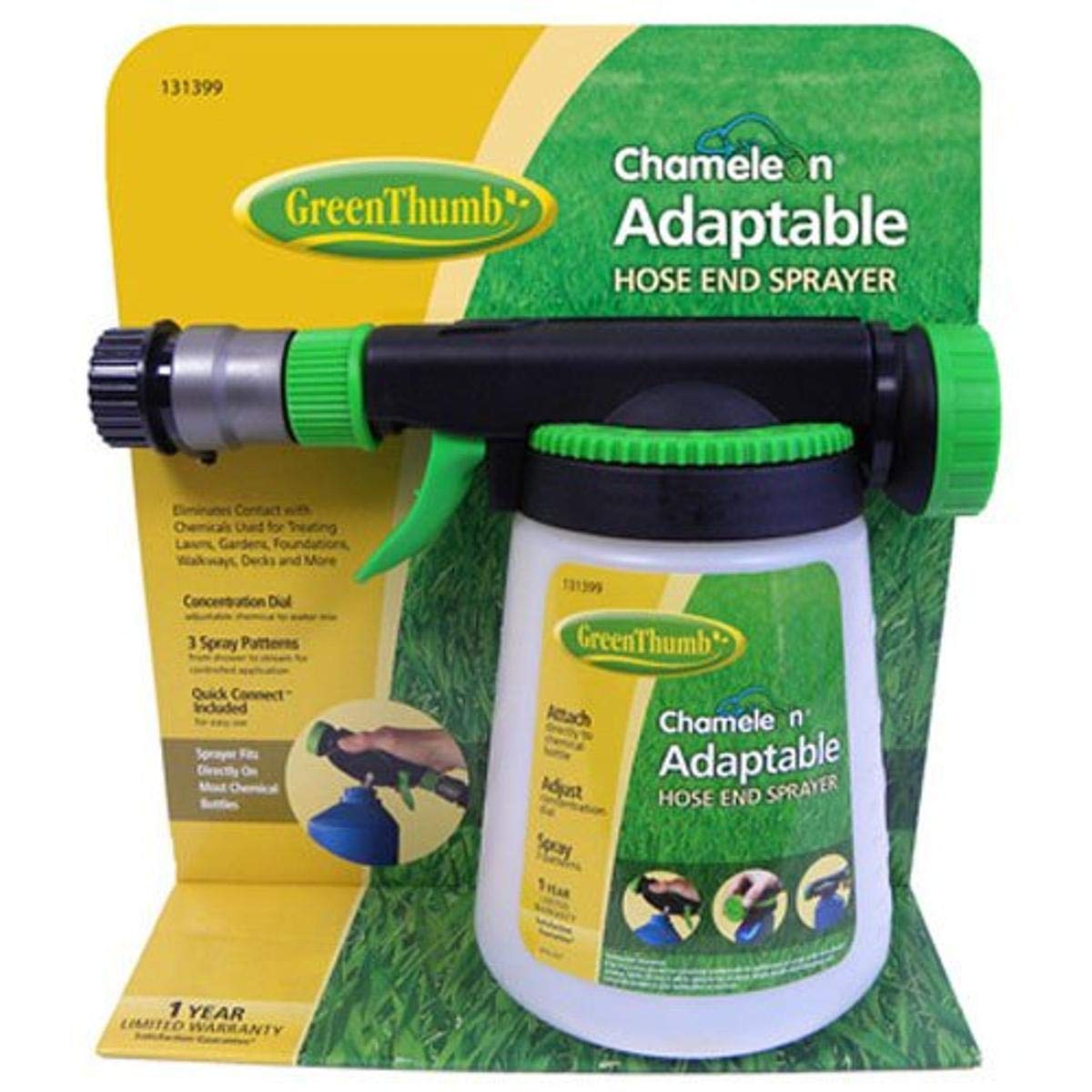 Amazon.com : HD Hudson 62140GT Green Thumb Chameleon Hose End