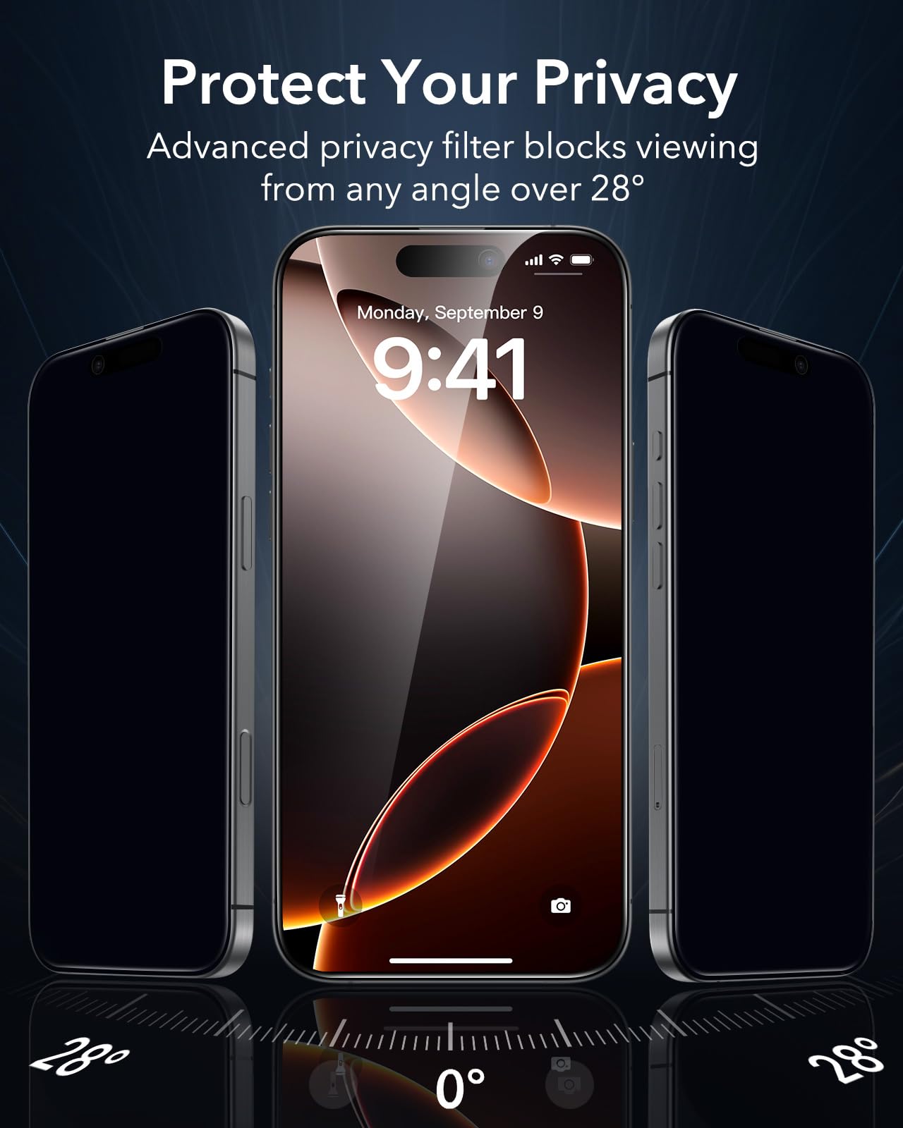 Pellicola Vetro Temperato Per IPhone 16 Pro - 3 Pezzi, Protezione 9H+, Installazione Facile Senza Bolle - Foto 6