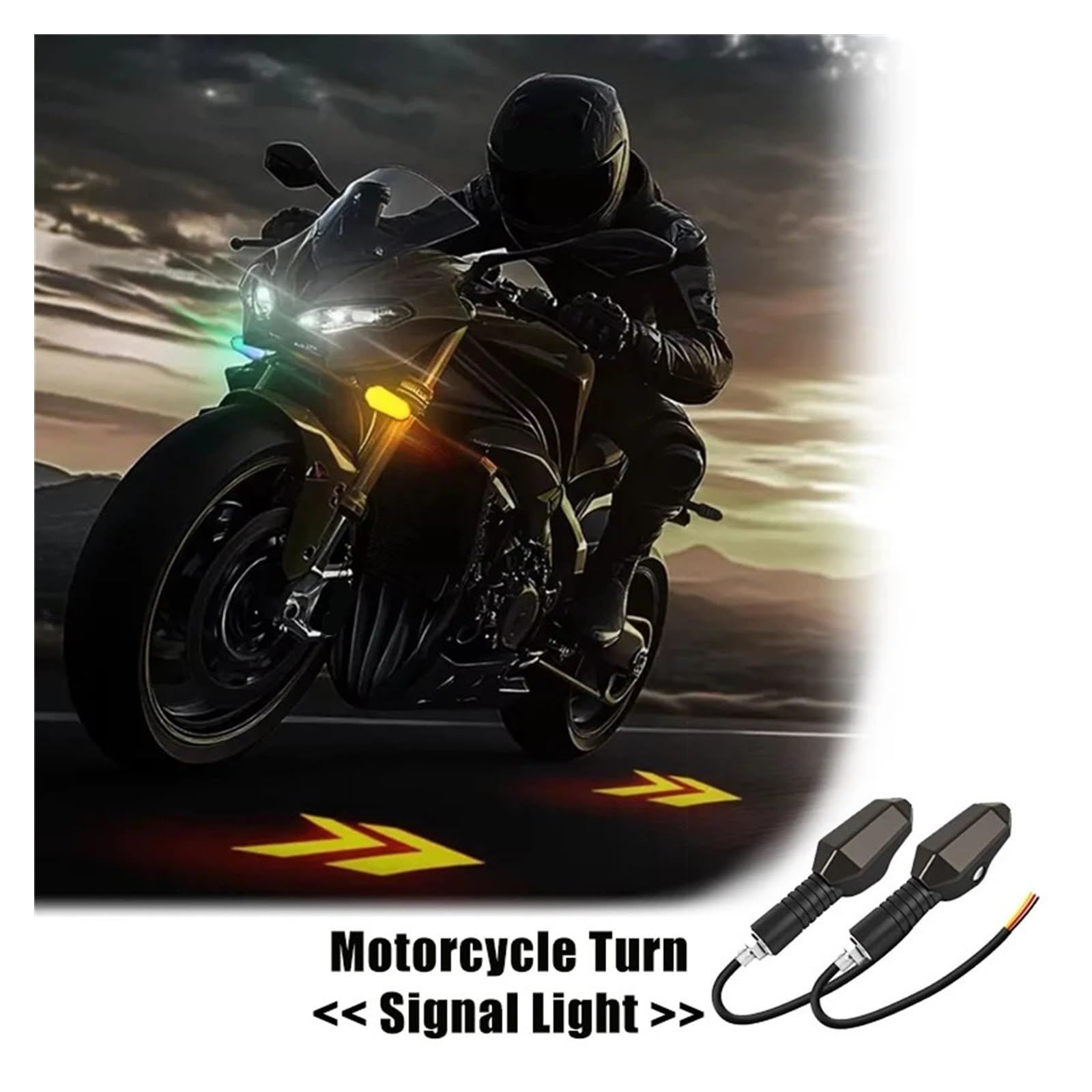Intermitentes Motocicleta Señal Giro Universal Motocicleta
