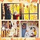 HONMOK 12 Stück Herbst Windspiel Bastelset Holz Blätter Basteln Kinder Herbstblatt Klangspiel Bastelhandwerk Herbst Kreativsets zum Bemalen Geschenk für Jungen Mädchen Herbstdeko