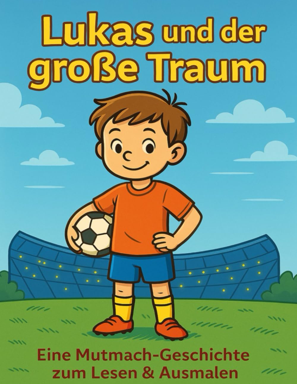 Lukas und der große Traum: Eine Mutmach-Geschichte zum lesen und ausmalen