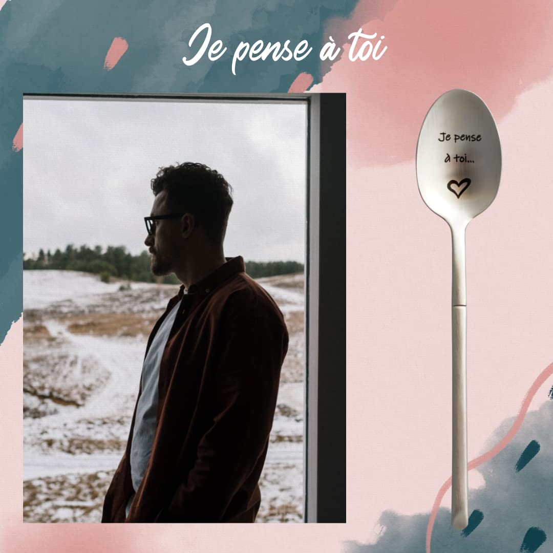 Cucchiaio con messaggio d'amore, idea regalo originale e
