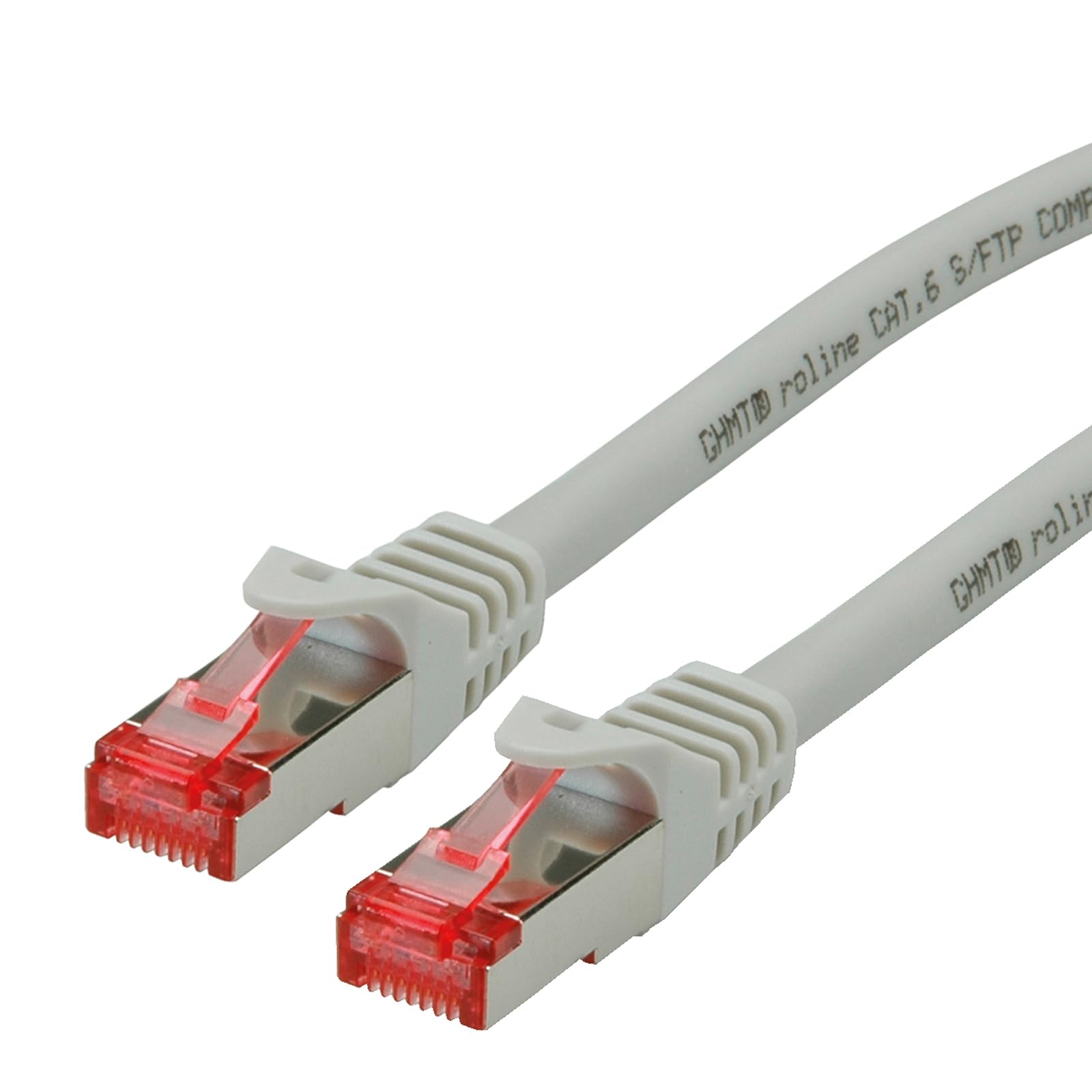 Roline S/​FTP Cavo di rete Cat 6 Component Level LSOH, grigio, 15 m