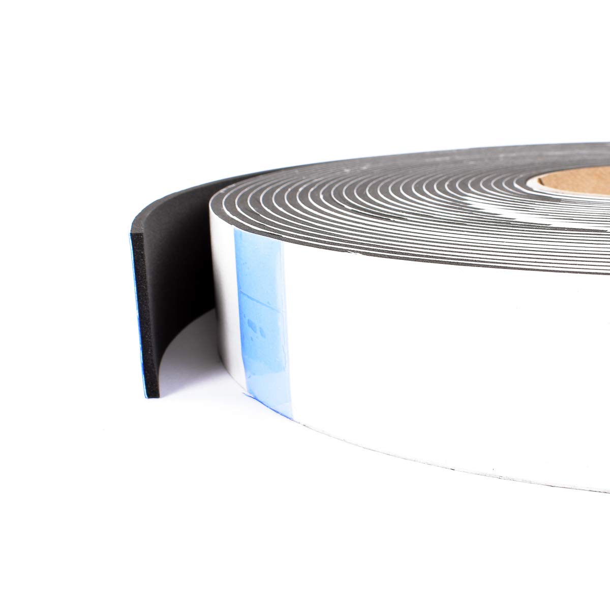 Sponge Neoprene Stripping W/Adhesive 1-1/2in Wide X 1/8in Thick X 50ft Long
