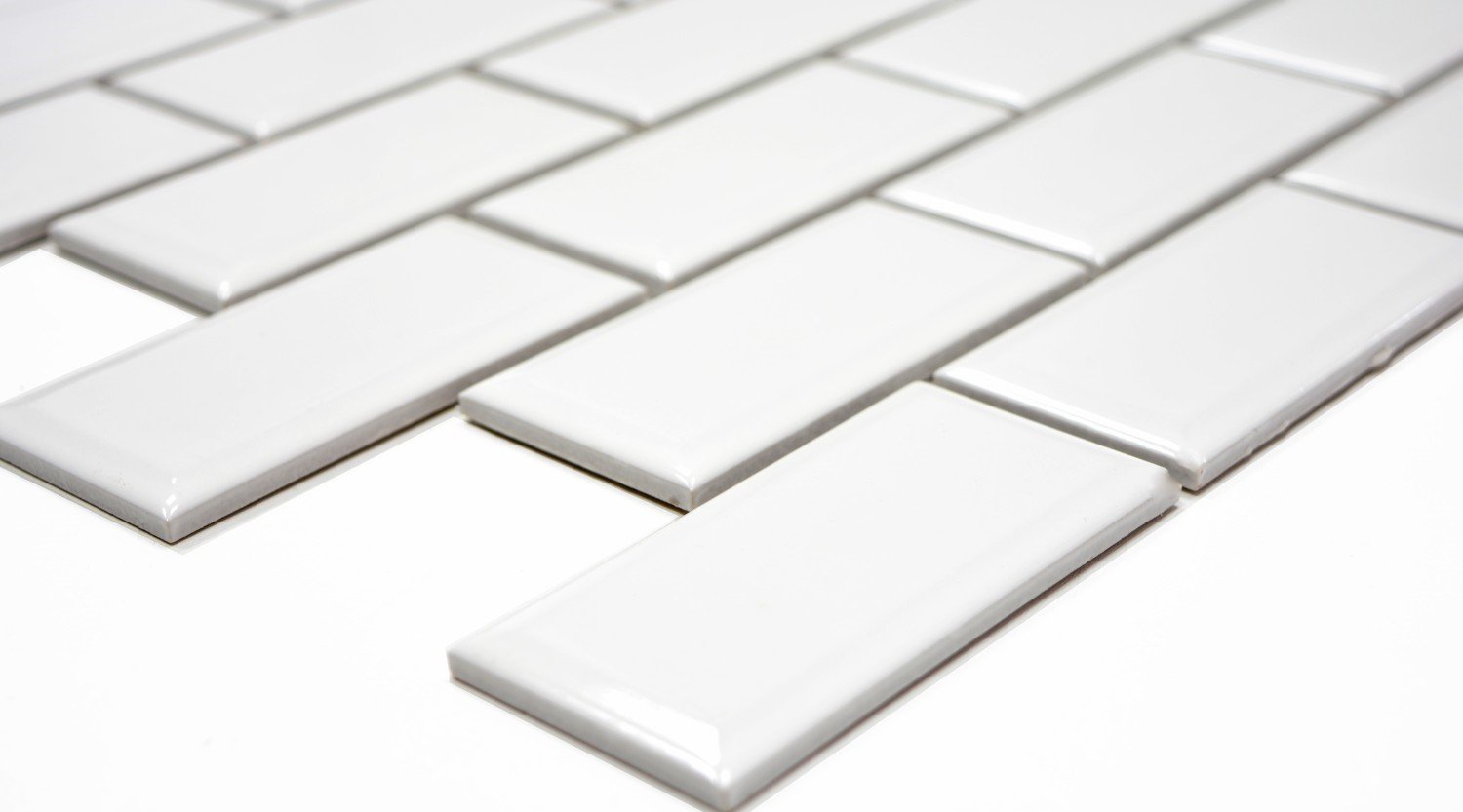 Buy Metro Subway WB26M0101 Mosaic Tile Ceramic White for Wall