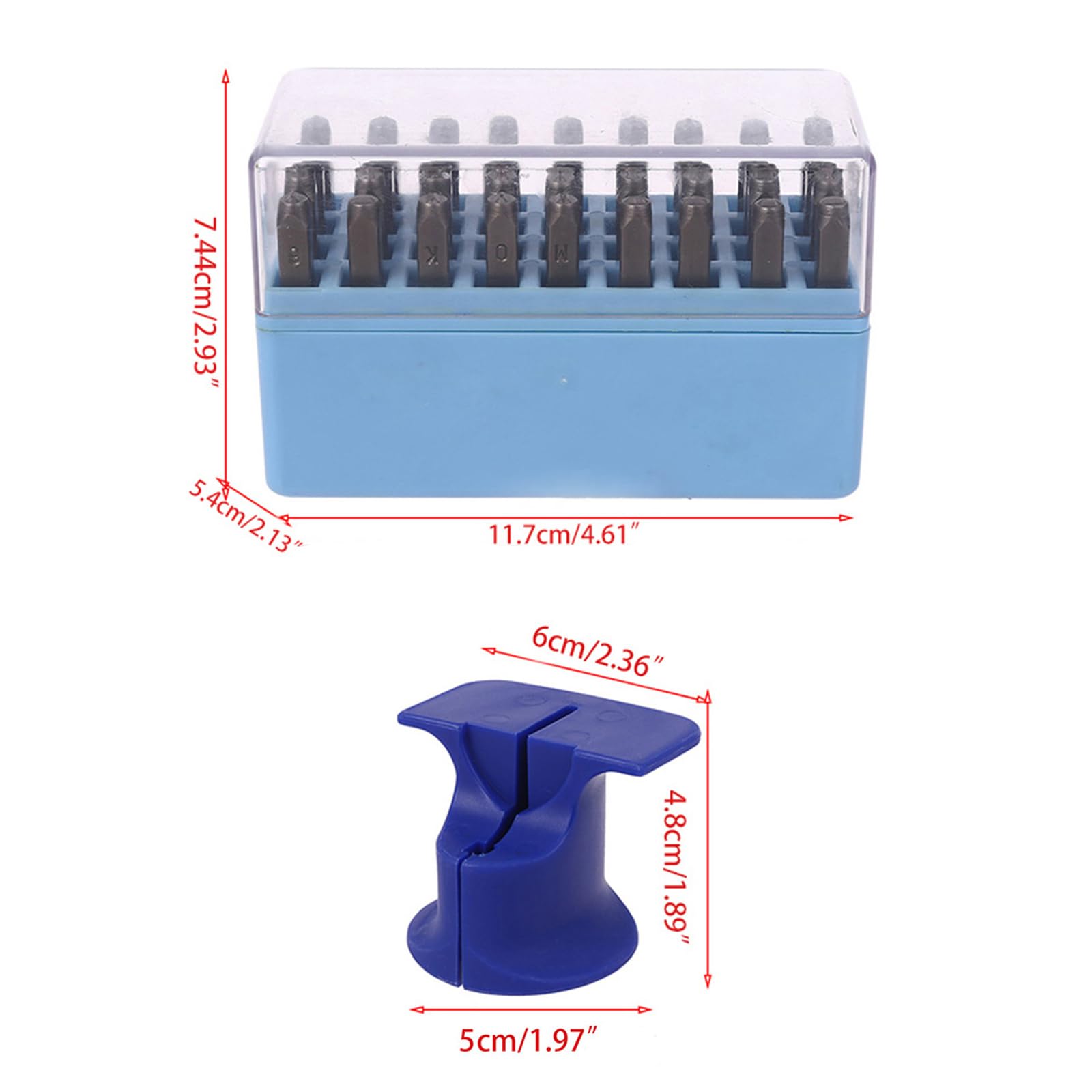 Set di timbri professionali in metallo, set di timbri con numeri e lettere, strumenti di stampa, accessori per progetti di timbro in metallo, supporto rotondo per timbri
