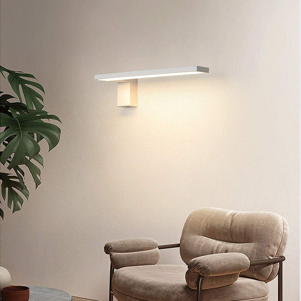 Aplique de pared LED de 12 W, lámpara de pared moderna con pantalla acrílica, lámpara montada en la pared for interiores, apliques geométricos for sala de estar, guardarropa, vestidor, iluminación del