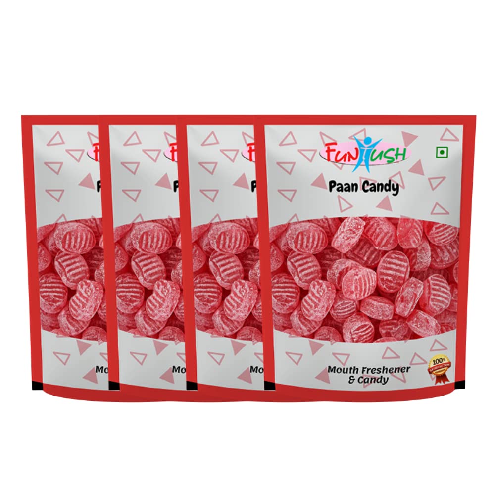 Funtush Paan Flavoured Candy Mouth Freshener 100g Pack of 4 (B09PGFB8HD) Amazon Price History, Amazon Price Tracker