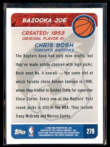 Miniatura 2 de 2003-04 Bazooka #279 - Chris Bosh RC