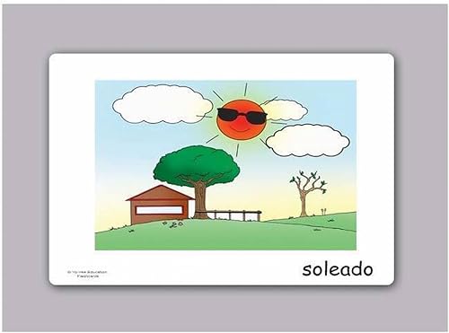 Miniatura 3 de Tarjetas de vocabulario - Tarjetas de Tiempo y Temporadas Españolas para Niños Pequeños y Niños - El Clima y las estaciones