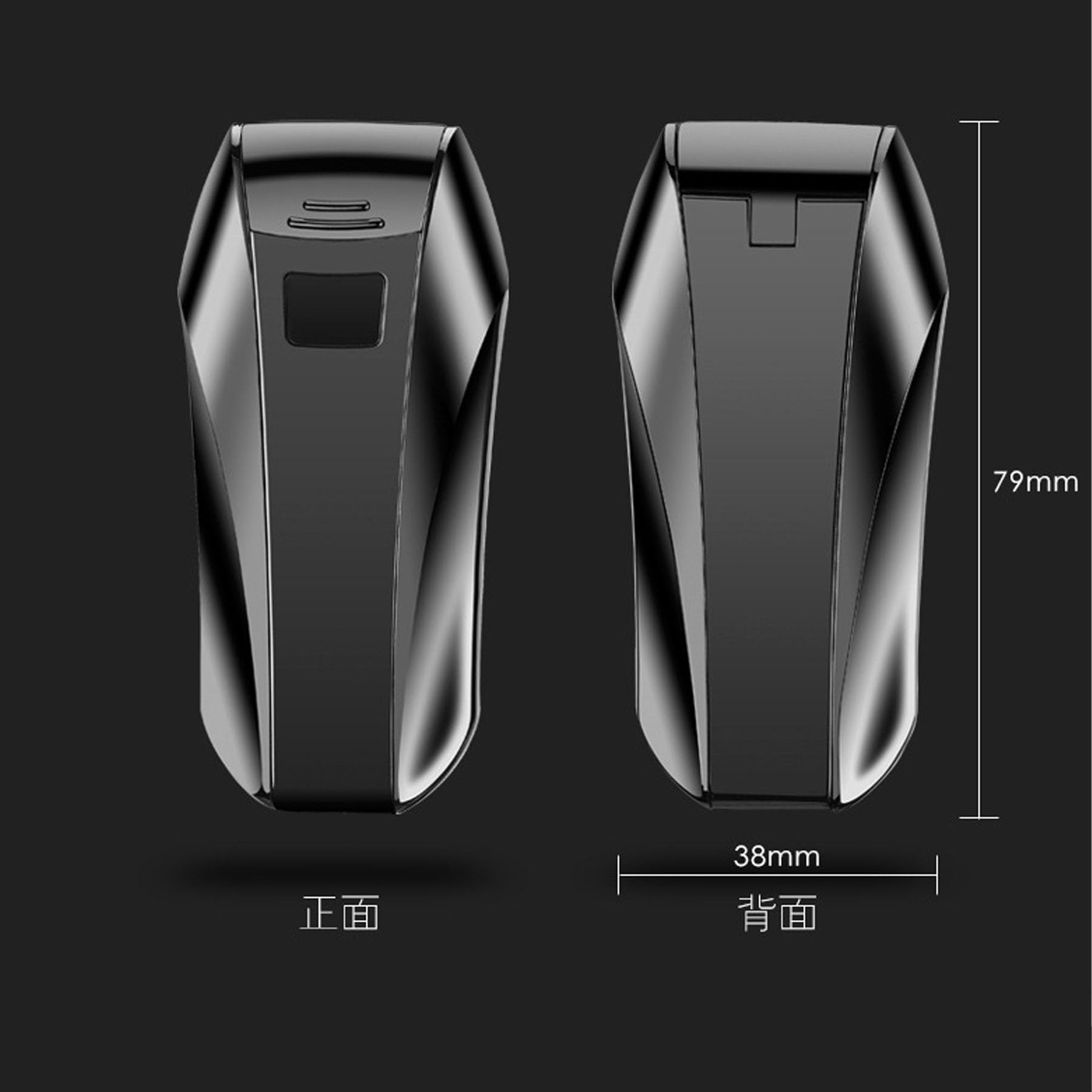 Briquet plasma rechargeable par USB, flamme à double arc, affichage intelligent de l'alimentation, idéal pour le camping et la randonnée, design portable et compact